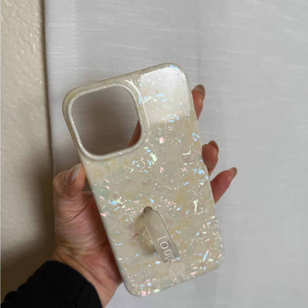 Loopy Case White Iridescent Phone Case - Picture 7 of 7